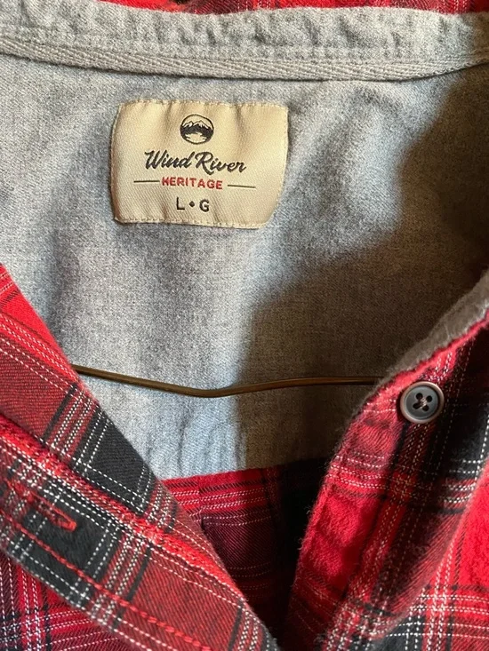 Red & Black Plaid Button-Up Shirt - Picture 2 of 2